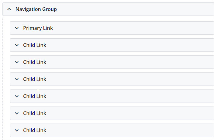 Primary Link and Child Links