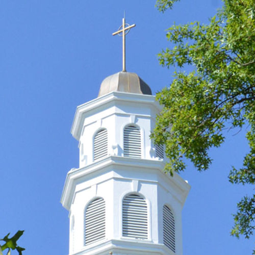 Tower atop Kellenberg Hall