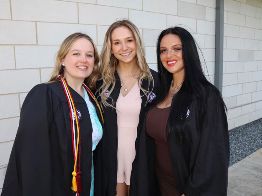 Bernadette Conway graduating Molloy University