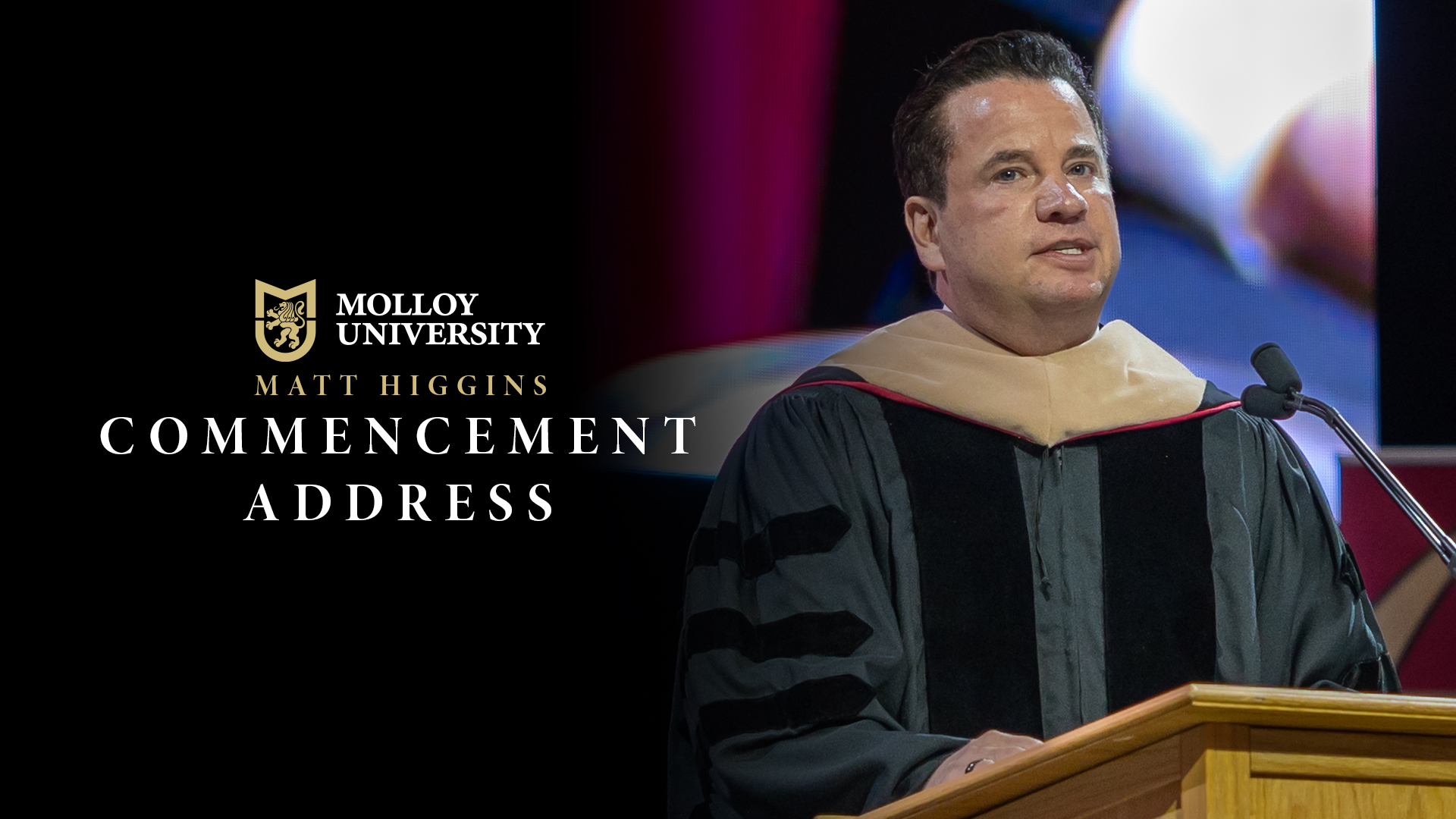 Commencement Address by Matth Higgins